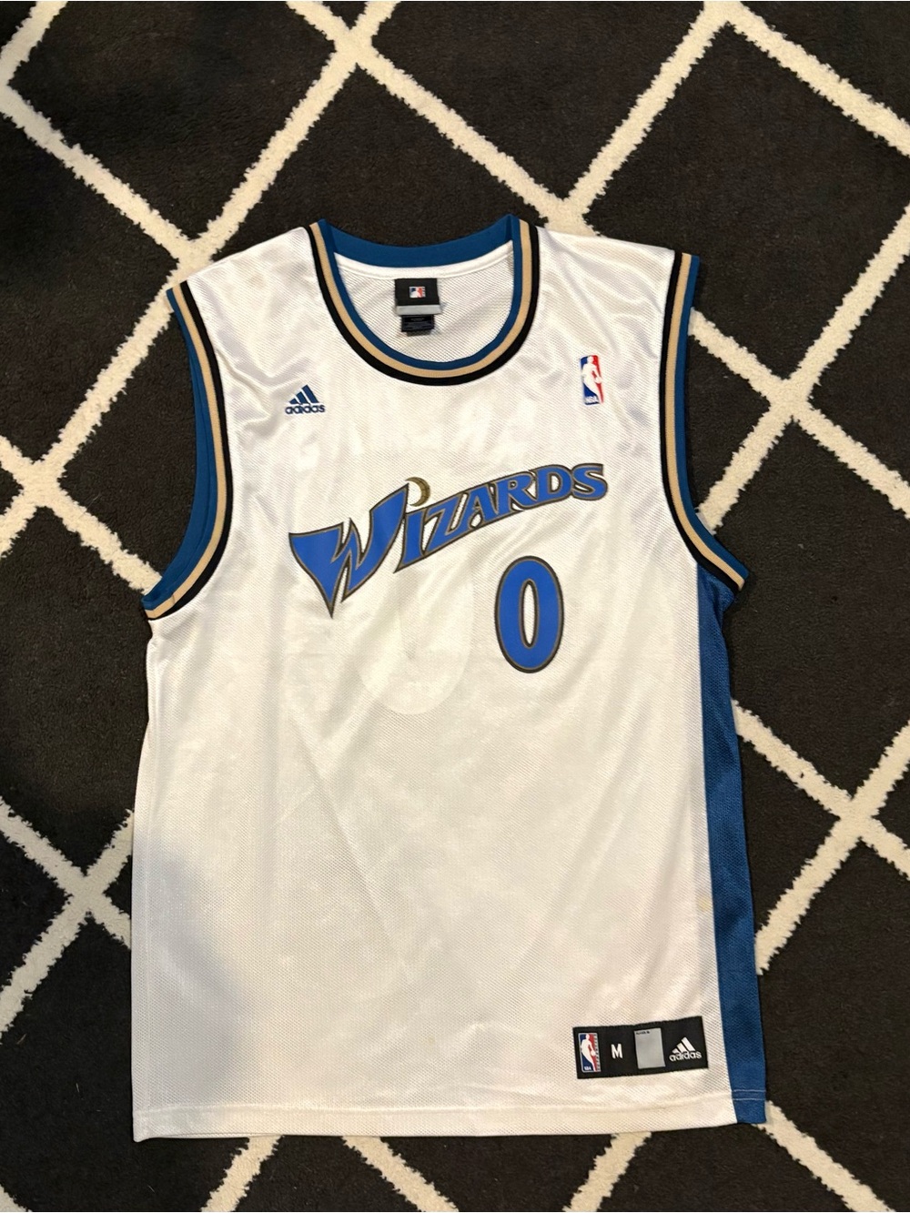 Vintage Y2K Adidas Washington Wizards Gilbert Arenas Jersey